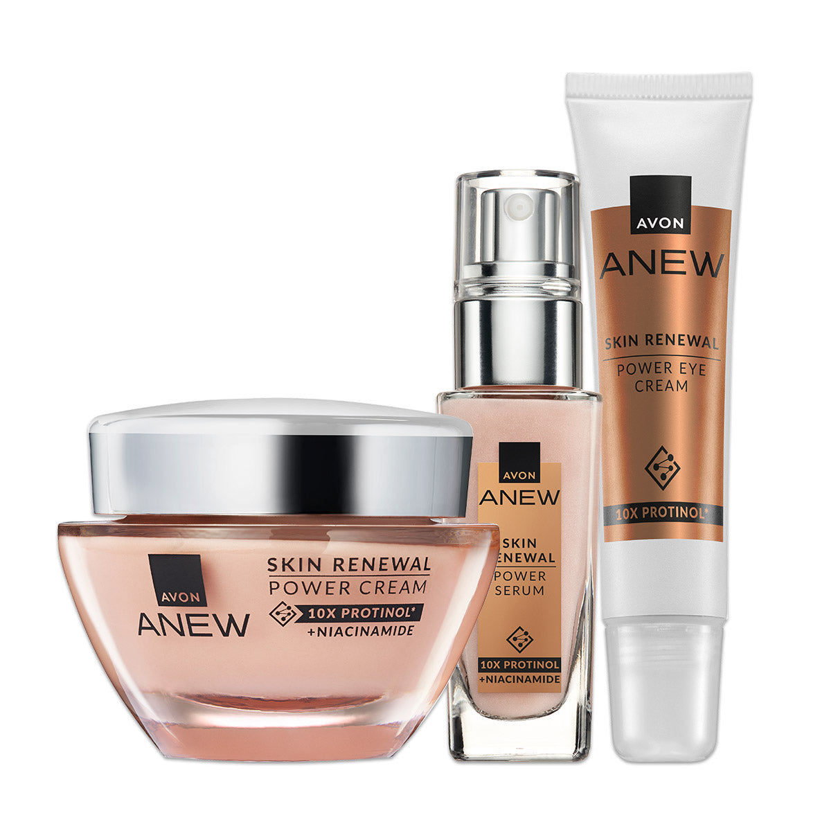 Anew Skin Renewal Power Cream +  Serum + Eye Cream Paketi