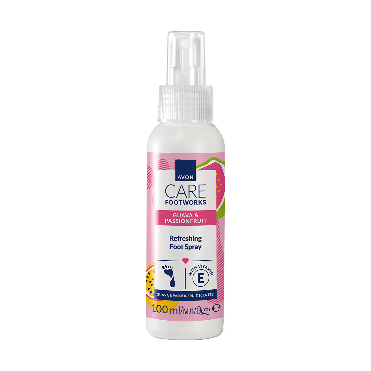Avon Care Footworks Guava ve Tutku Meyvesi İçerikli Ferahlatıcı Ayak Spreyi