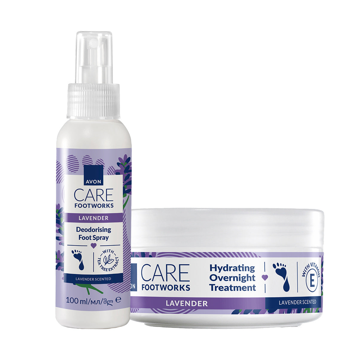 Avon FOOTWORKS LAVENDER Paketi 