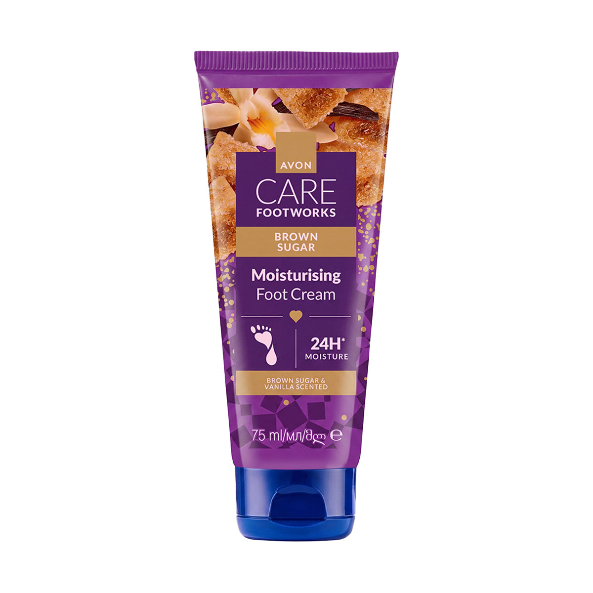 Footworks Brown Sugar Foot Cream Brown Sugar And Vanilla 75ml