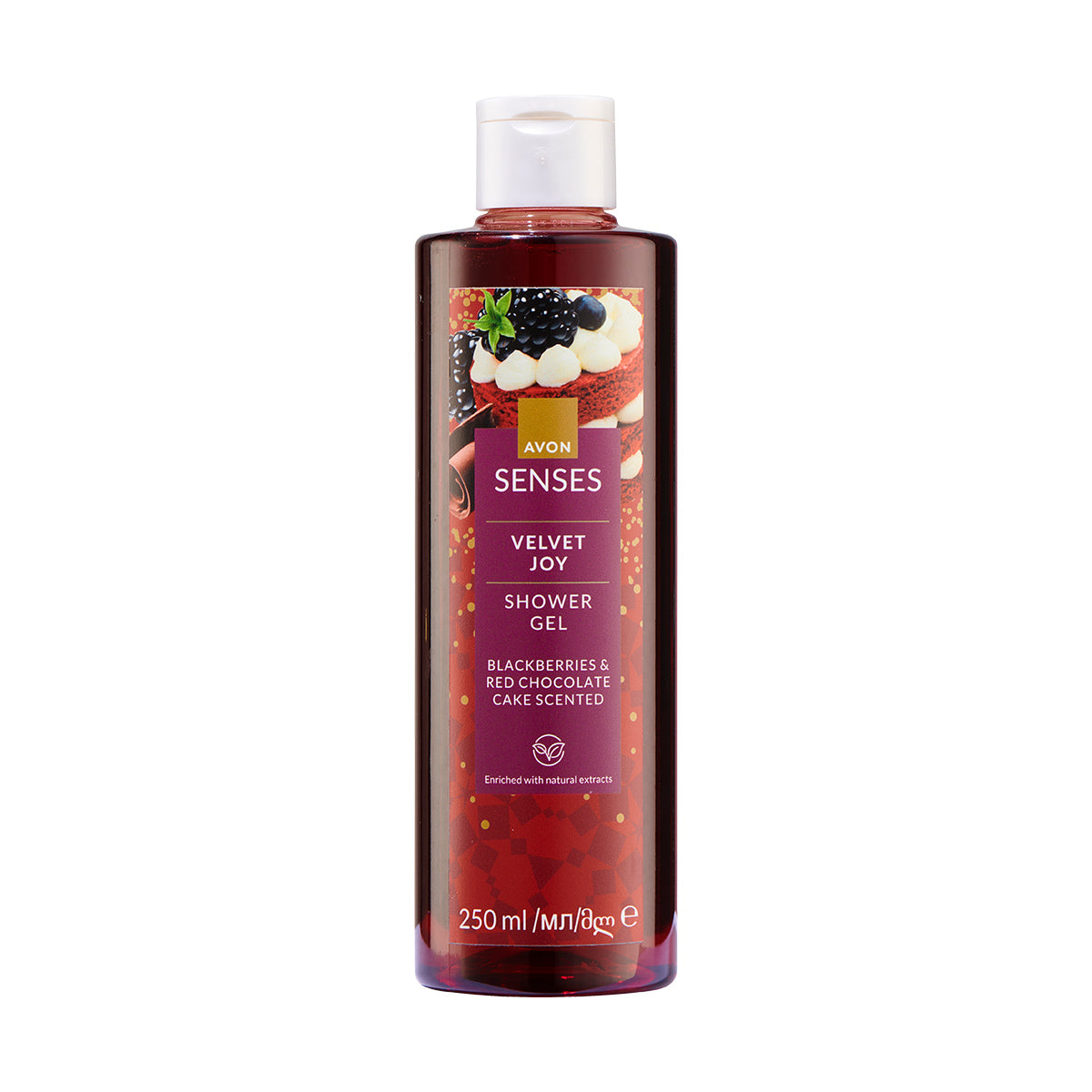 Avon Senses Böğürtlen & Kırmızı Çikolata Duş Jeli 250ml